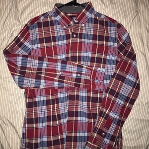 American Eagle Plaid Button Down Shirt